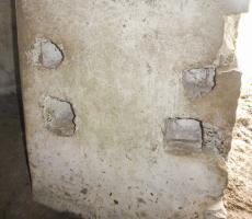 Ligne Maginot - NORD DE NIVELLE - (Blockhaus pour canon) - Réservations de porte, non installée.