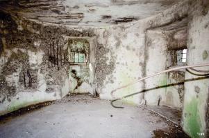 Ligne Maginot - B415 - TOUR DU MOULIN - (Blockhaus pour canon) - L'intérieur du moulin 