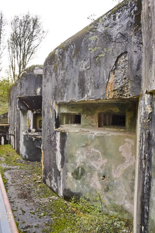 Ligne Maginot - SIMSERHOF - (Ouvrage d'artillerie) - Bloc 4
Fossé diamant