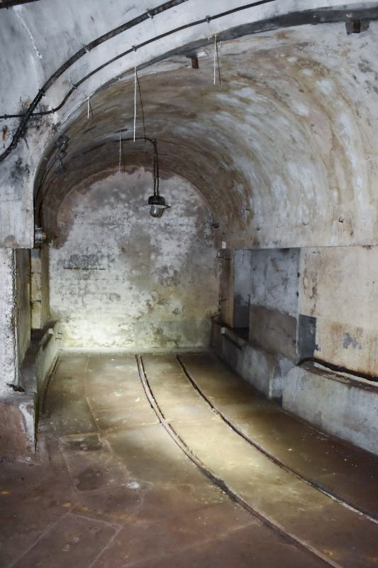 Ligne Maginot - SIMSERHOF - (Ouvrage d'artillerie) - Galerie principale, amorce vers les blocs non construit