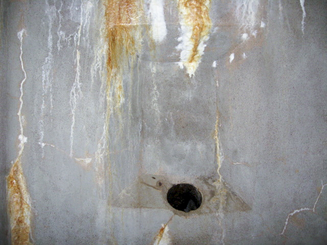 Ligne Maginot - HOLZSCHLAG 3 - (Blockhaus pour canon) - L'emplacement pour la goulotte