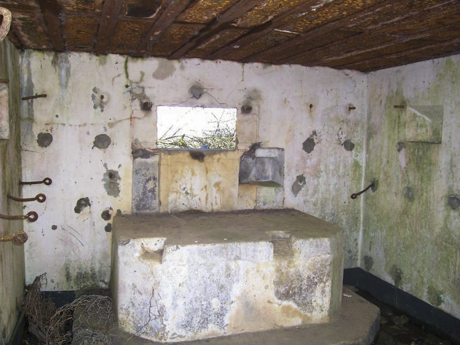 Ligne Maginot - MISSLINGEN 1 - (Blockhaus pour canon) - Vue intérieur