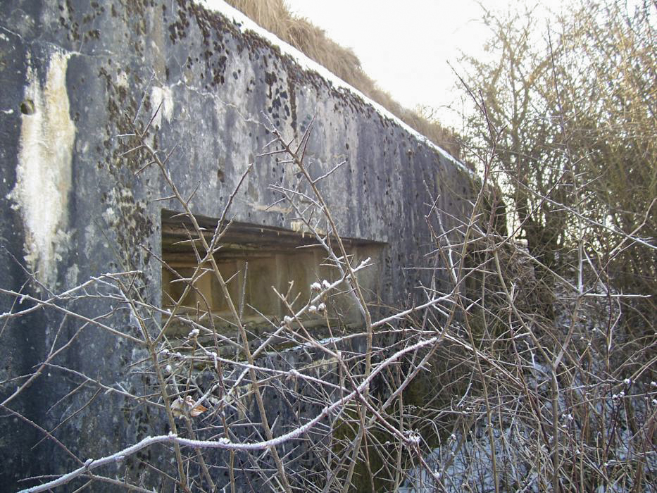 Ligne Maginot - MISSLINGEN 1 - (Blockhaus pour canon) - Façade avant