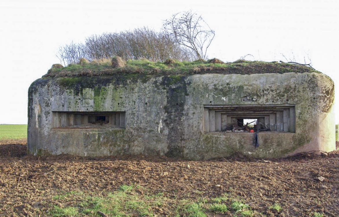 Ligne Maginot - MISSLINGEN 1 - (Blockhaus pour canon) - Blockhaus dégagé de toute sa végétation