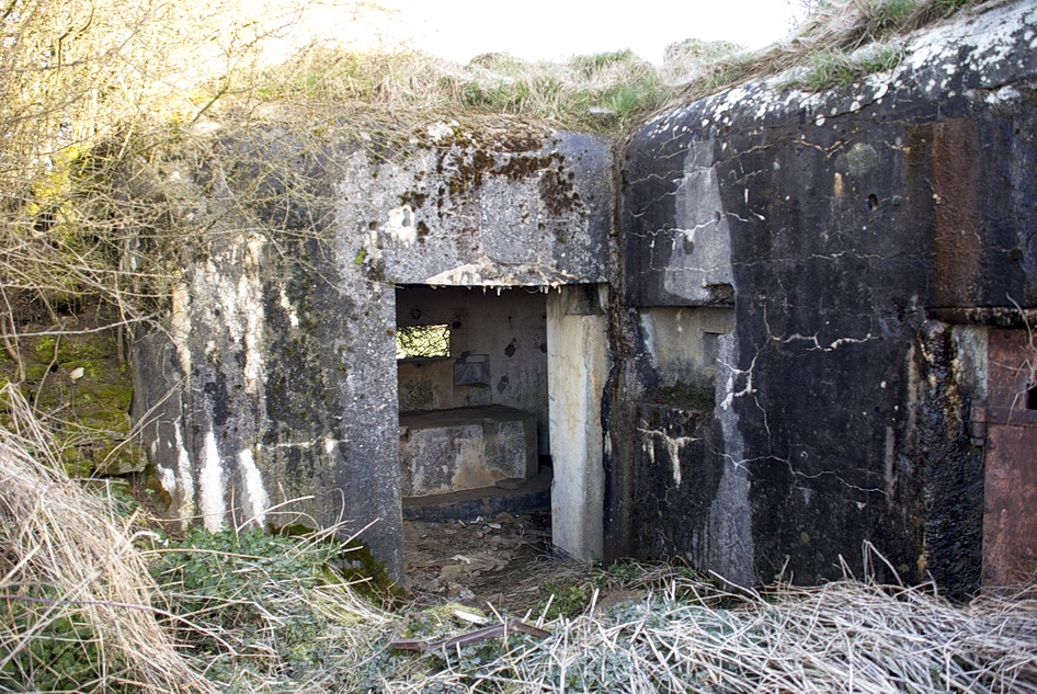 Ligne Maginot - MISSLINGEN 1 - (Blockhaus pour canon) - La façade arrière