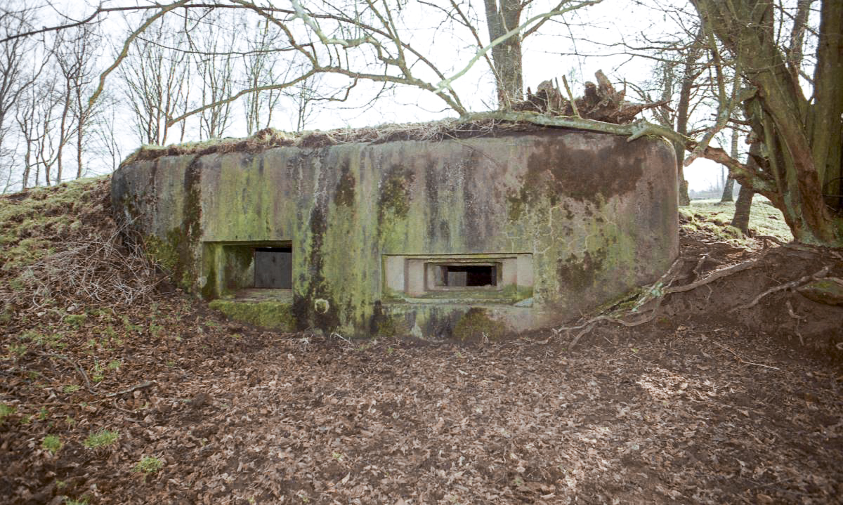 Ligne Maginot - NEUMUHL 3 (AVANT POSTE) - (Blockhaus pour canon) - Les deux créneaux du blockhaus