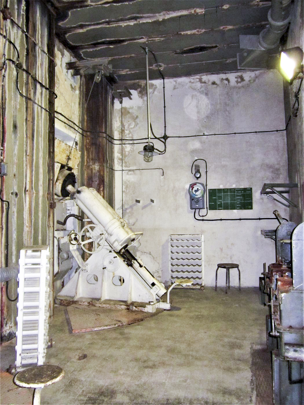 Ligne Maginot - SAINT GOBAIN - (Ouvrage d'infanterie) - Bloc 2
Chambre de tir des mortiers 81