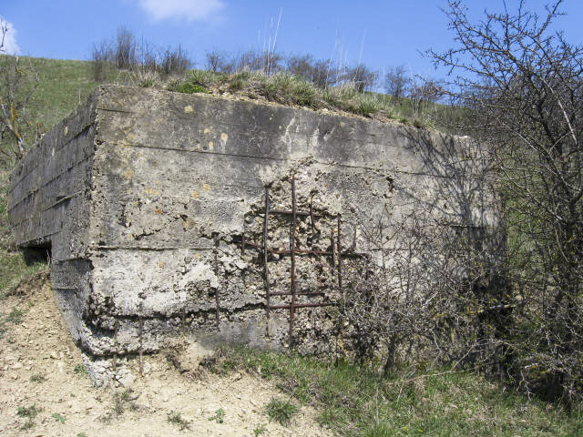 Ligne Maginot - TOTENBERG EST - (Blockhaus pour arme infanterie) - Impact extérieur - Christian LENHARD
