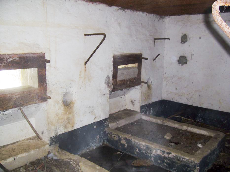 Ligne Maginot - TRUBACH EST - (Blockhaus pour arme infanterie) - Intérieur- créneaux mitrailleuses