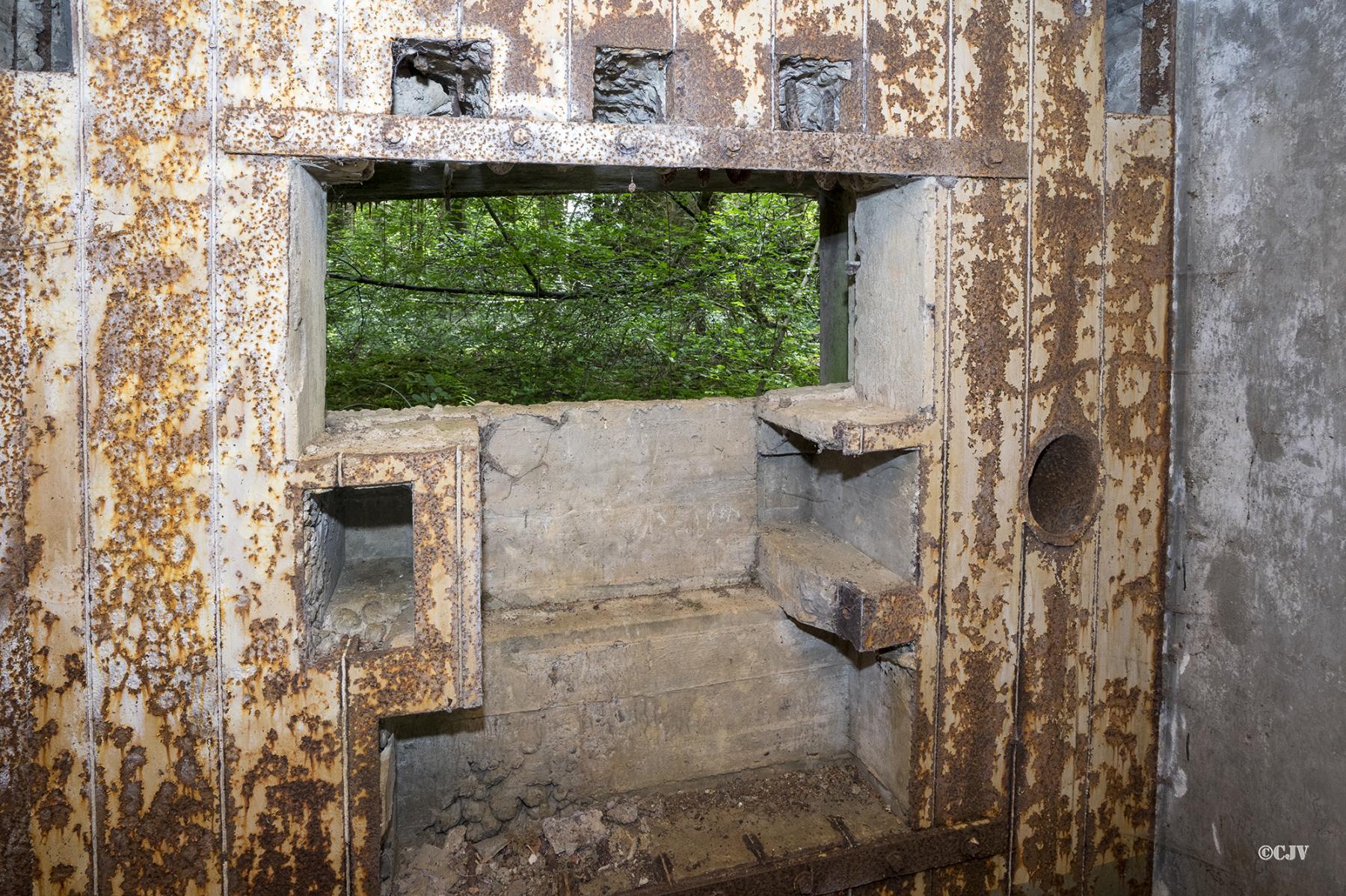 Ligne Maginot - 101 - TIEFENBACH NORD - (Casemate d'infanterie - double) - Chambre de tir du canon