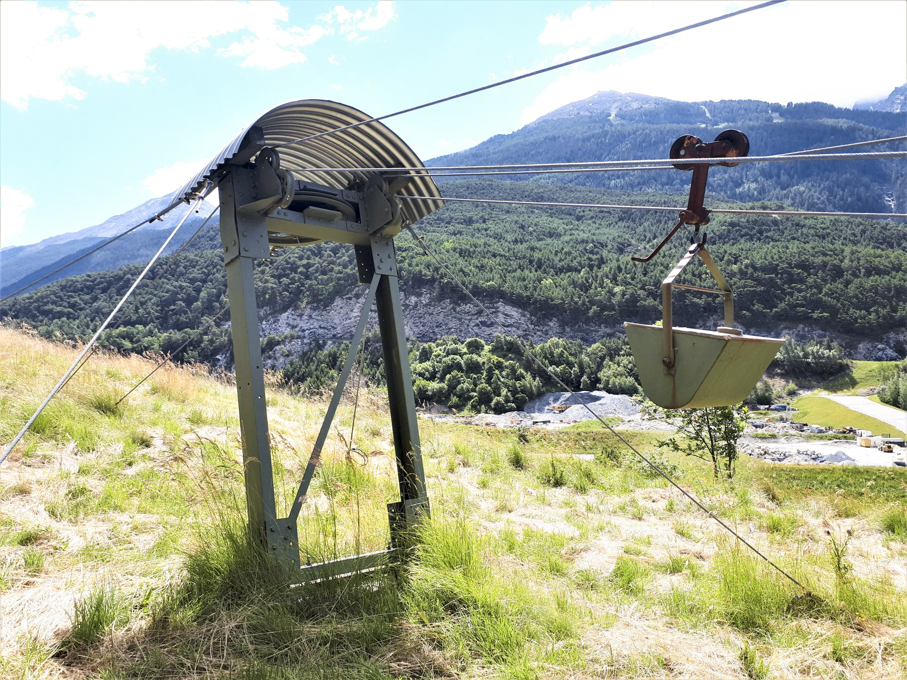 Ligne Maginot - SAINT GOBAIN - (Ouvrage d'infanterie) - Téléphérique alpin mle 39