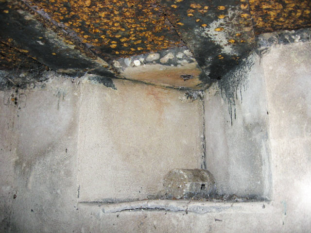 Ligne Maginot - HASPELSCHIEDT 2 (AVANT POSTE) - (Blockhaus pour canon) - Niche à lampe - Christian LENHARD