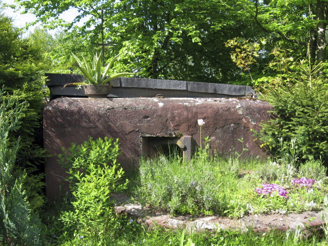 Ligne Maginot - HASPELSCHIEDT 1 (AVANT POSTE) - (Blockhaus pour arme infanterie) - Façade de tir