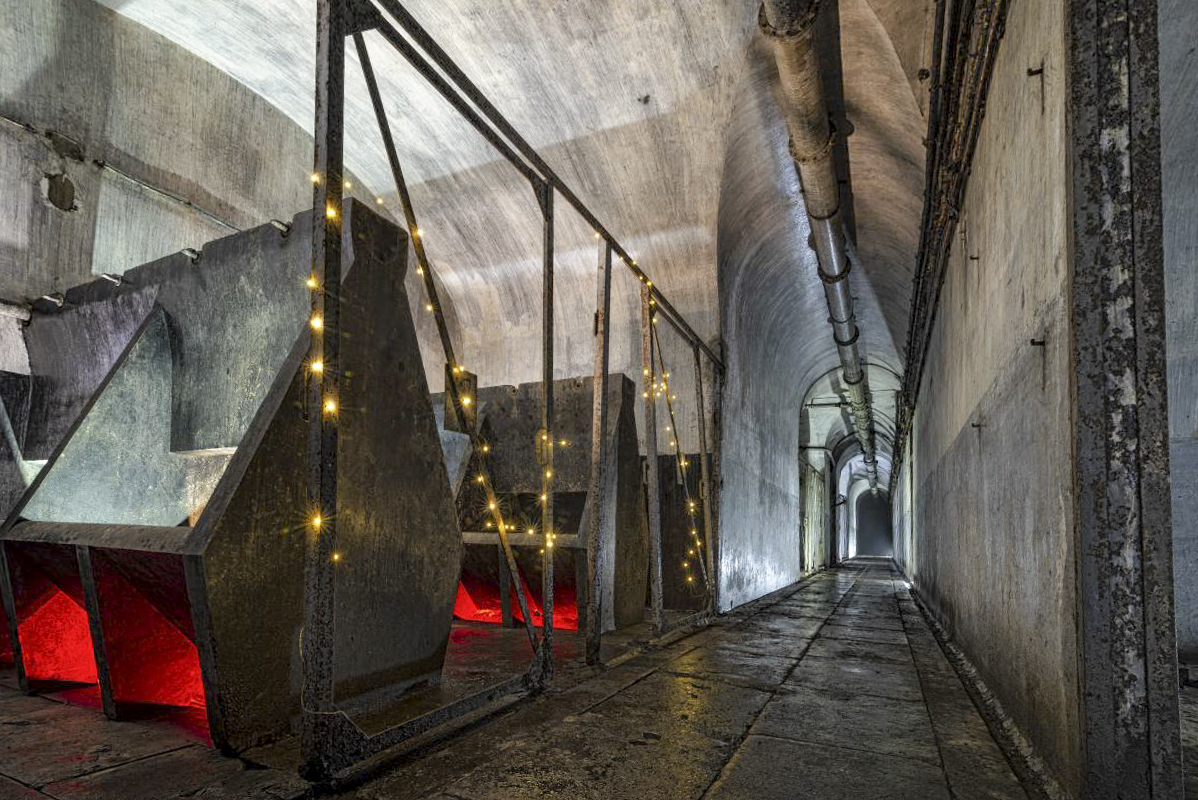 Ligne Maginot - LEGERET - (Abri) - Les lavabos de l'abri, rien de mieux que des couleurs chaleureuses !
