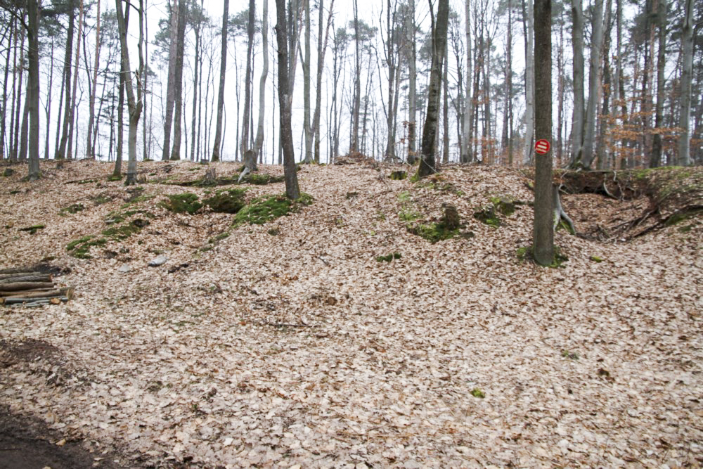 Ligne Maginot - PFAFFENBERG SUD - (Position d'artillerie préparée) - Les emplacements des pièces