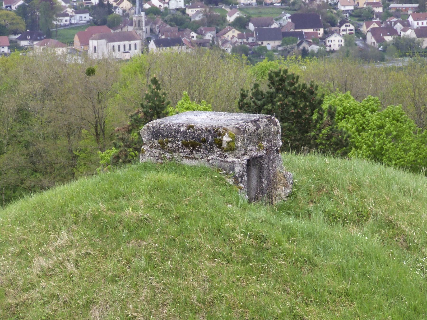 Ligne Maginot - FORT DU MONT-BART - (PC de Sous-Secteur) - Un observatoire bétonné construit entre les deux guerres. - STENGER Mathieu