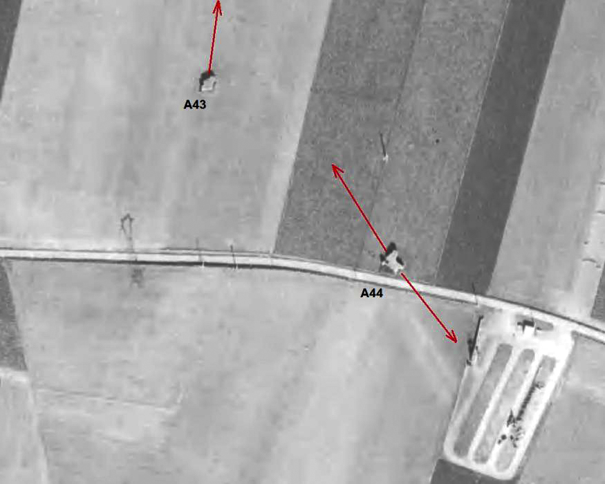 Ligne Maginot - A44 - GERANIUM - (Blockhaus lourd type STG / STG-FCR - Double) -  - IGN