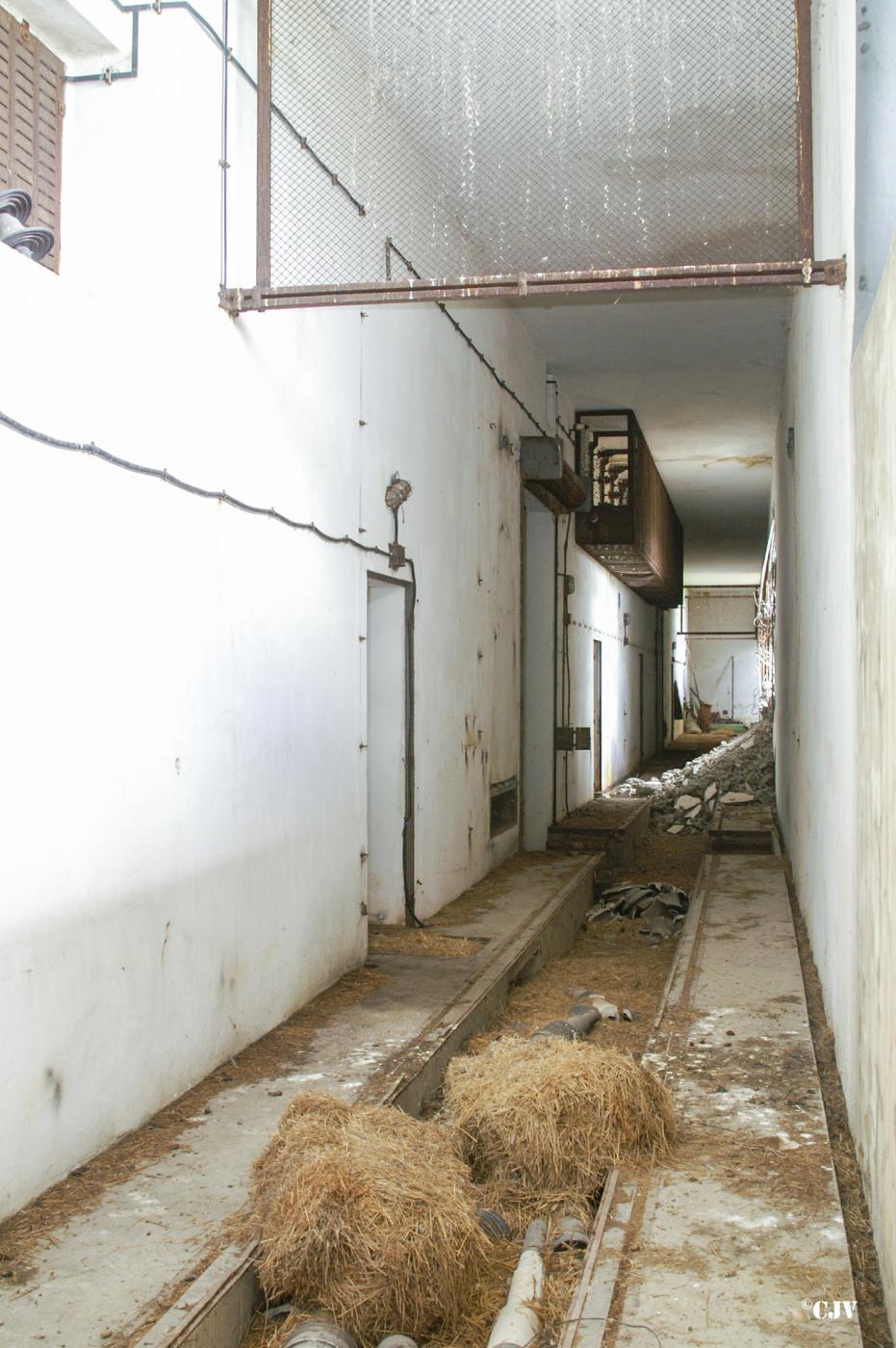 Ligne Maginot - XIVRY CIRCOURT ( Infrastructures électriques ) - Gros plan sur la galerie de service - Lia VERMEULEN