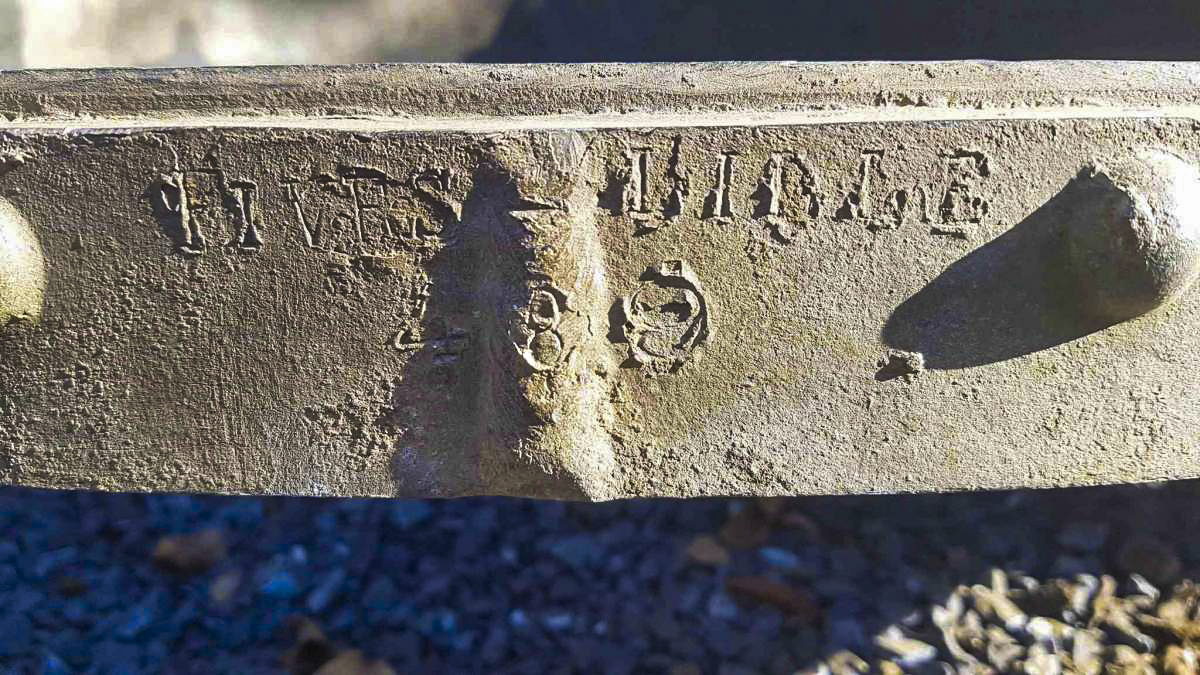 Ligne Maginot - T1 - CENSE DE CHOQUES (TD N° 489) - (Cuve pour arme d'infanterie) - 