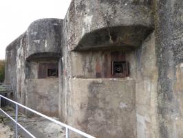 Ligne Maginot - FERMONT - A2 - (Ouvrage d'artillerie) - Bloc 4
Créneaux pour canon-obusier de 75 mle 32
