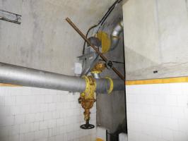 Ligne Maginot - SAINTE AGNES (SAG) - EO9 - (Ouvrage d'artillerie) - La cuisine
Système d'évacuation des fumées de la cuisinière