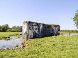 Ligne Maginot - CEZF-20  - LA BRIQUETTERIE - (Casemate d'infanterie - double) - Face frontale