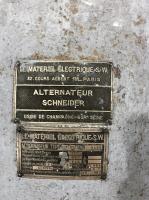 Ligne Maginot - AGAISEN (AN) - E03 - (Ouvrage d'artillerie) - L'usine électrique
Plaque alternateur