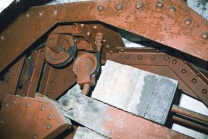 Ligne Maginot - MONTGENEVRE (BARRAGE RAPIDE) - (Blockhaus pour arme infanterie) - Contrepoids et coin d’appui