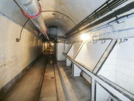 Ligne Maginot - BARBONNET (BT) - (Ouvrage d'artillerie) - Les lavabos dans la galerie principale