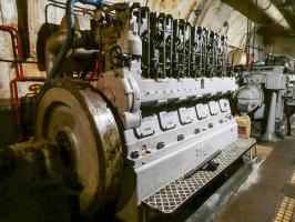 Ligne Maginot - BARBONNET (BT) - (Ouvrage d'artillerie) - Usine électrique
Moteur SMIM