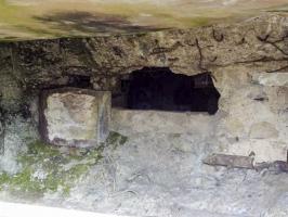 Ligne Maginot - WELSCHHOF - (Ouvrage d'infanterie) - Bloc 1
La casemate d'infanterie percée par l'artillerie allemande.