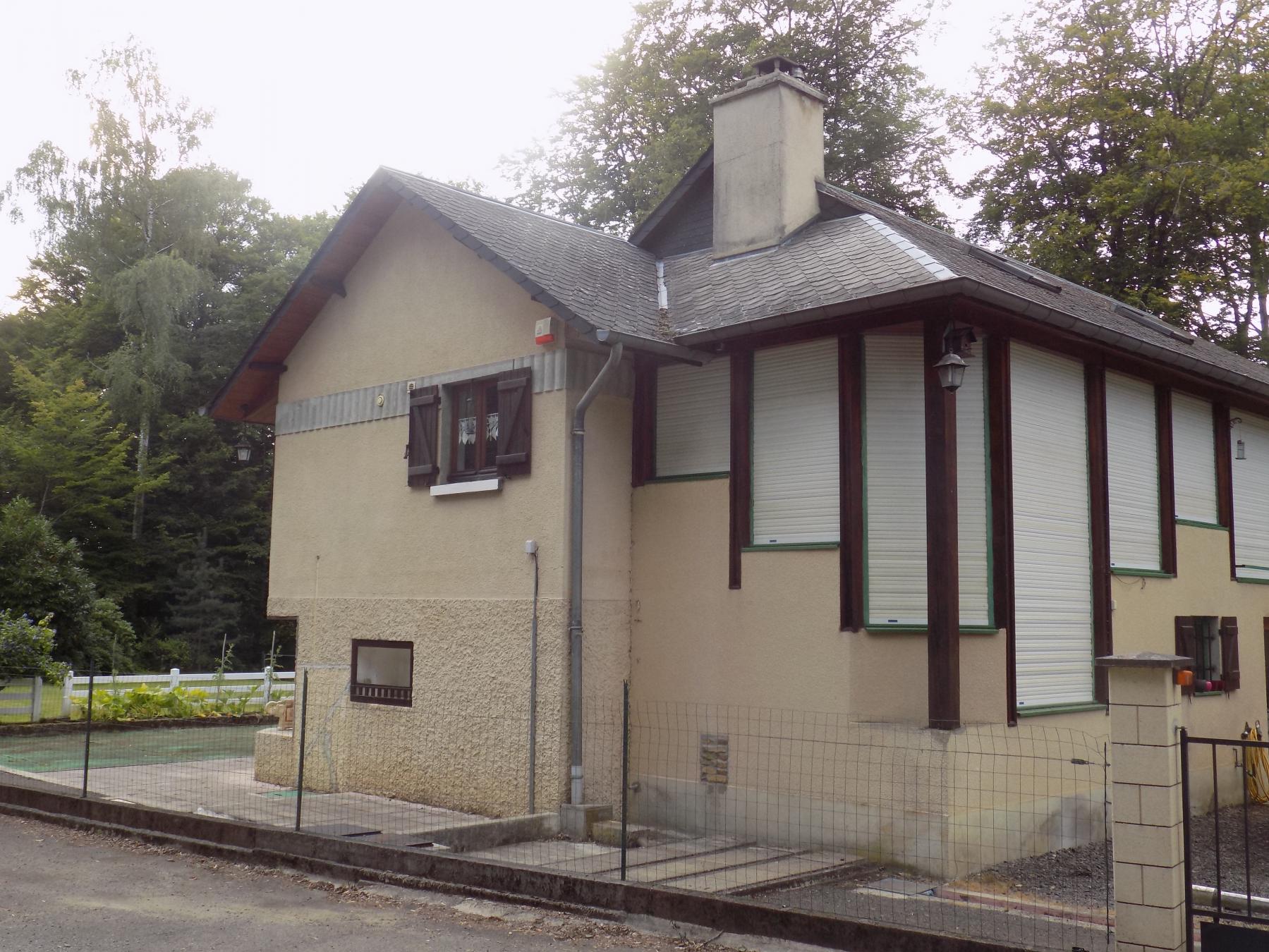 Ligne Maginot - MF18 - U - BOIS DE PURE - (Poste GRM - Maison Forte) - Face droite avec face frontale 'caché'.