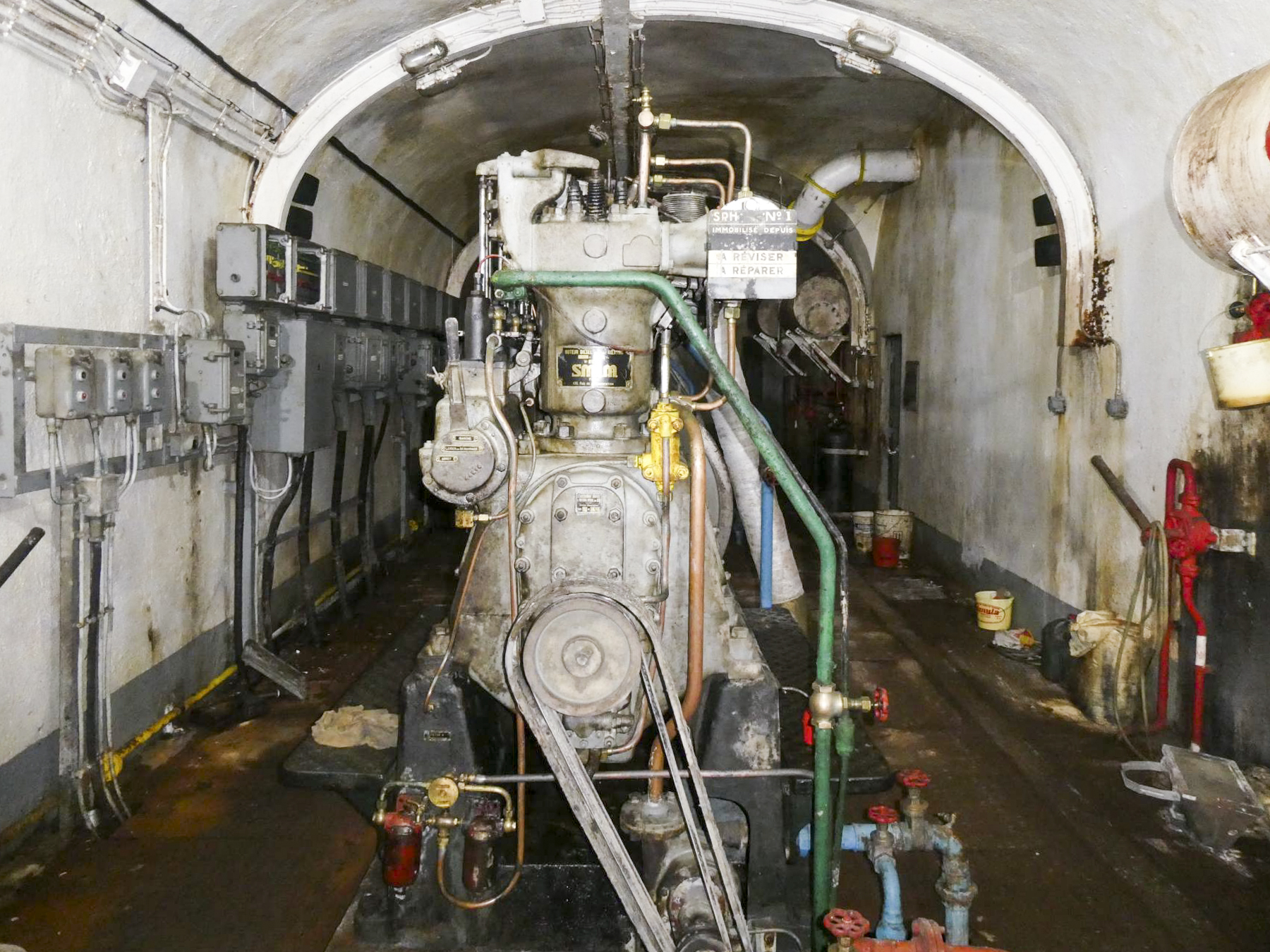 Ligne Maginot - SAINTE AGNES (SAG) - EO9 - (Ouvrage d'artillerie) - L'usine électrique