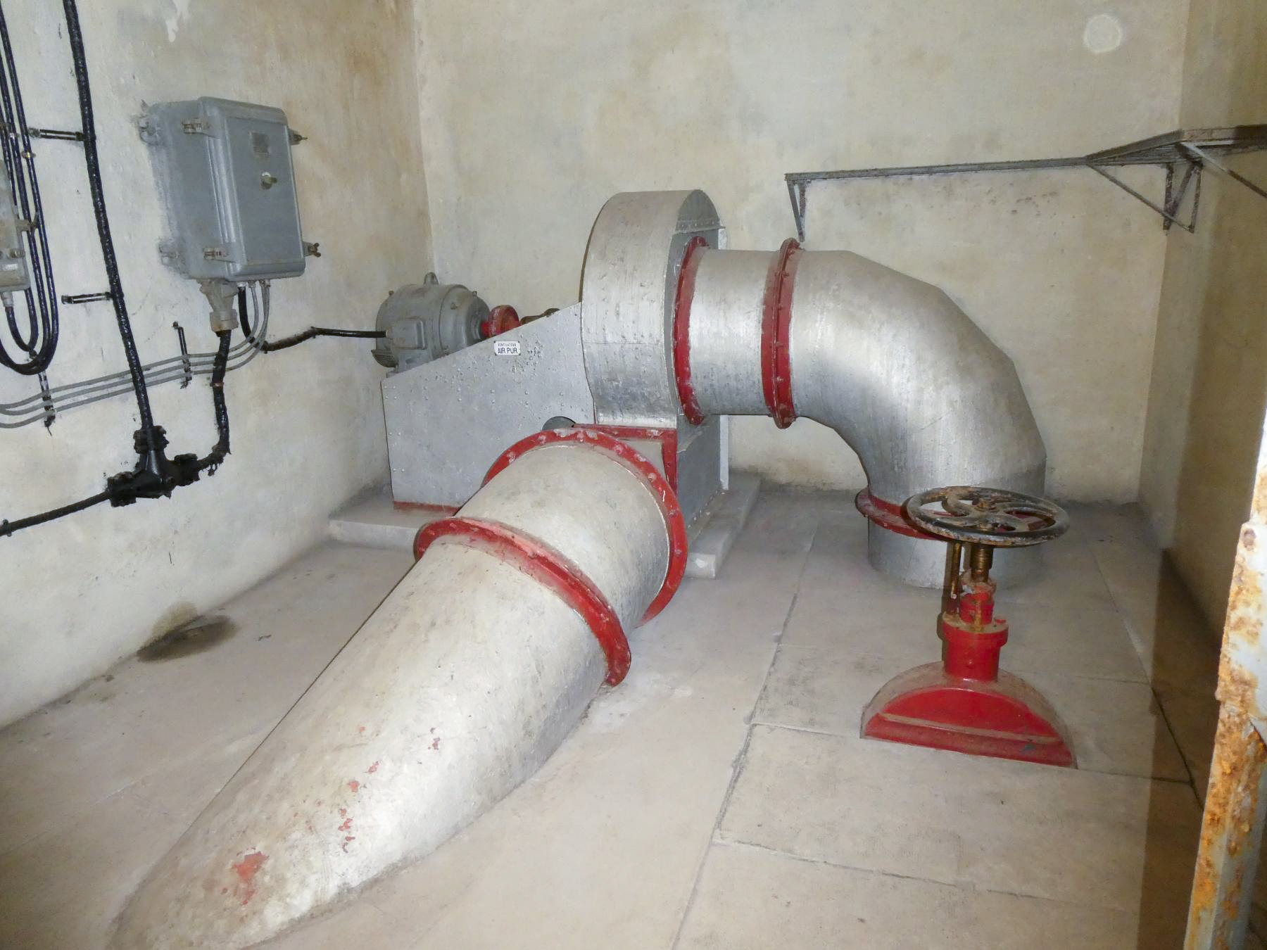 Ligne Maginot - SAINTE AGNES (SAG) - EO9 - (Ouvrage d'artillerie) - Salle de neutralisation