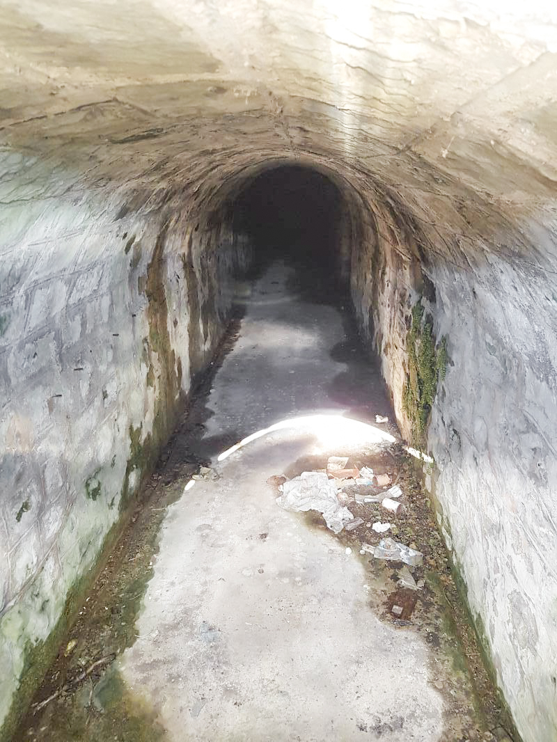 Ligne Maginot - CAMP D'ARGENT - COL DE TURINI - (Dépôt de Munitions) - Intérieur
Alvéole gauche