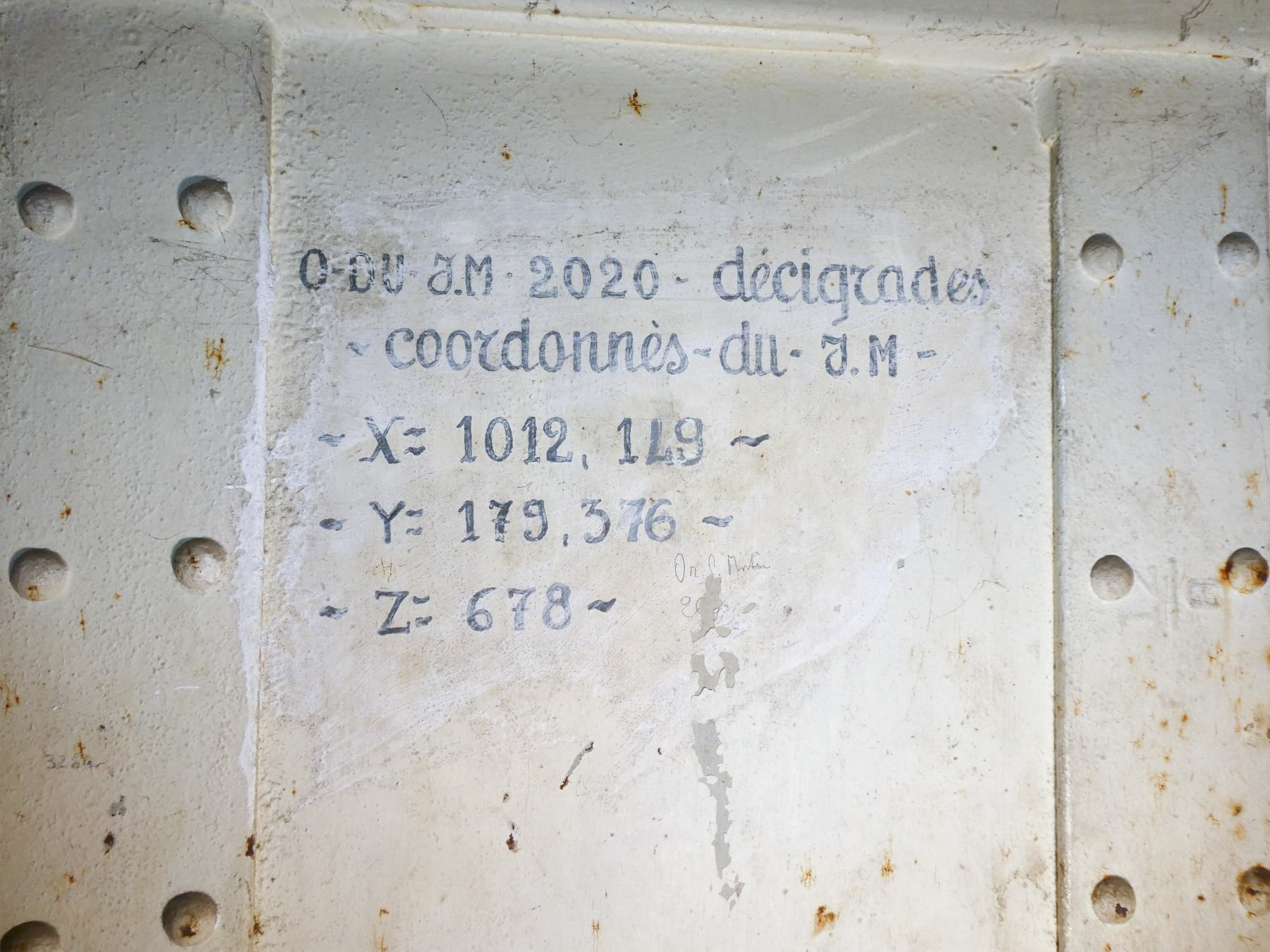 Ligne Maginot - SAINTE AGNES (SAG) - EO9 - (Ouvrage d'artillerie) - Bloc 2
Créneau JM