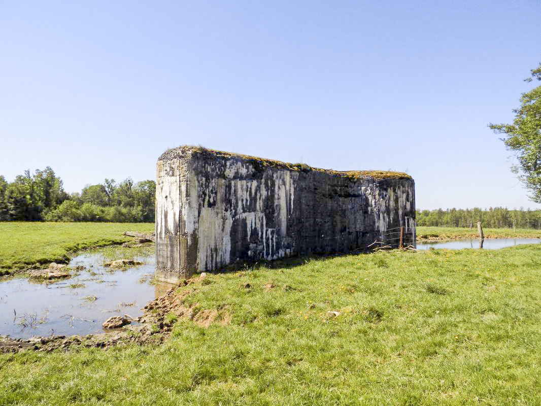 Ligne Maginot - CEZF-20  - LA BRIQUETTERIE - (Casemate d'infanterie - double) - Face frontale