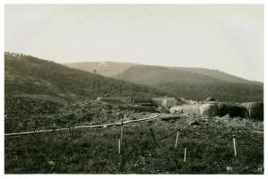 Ligne Maginot - HOCHWALD - (Ouvrage d'artillerie) - Bloc 6
Le bloc 1 à l'arrière plan