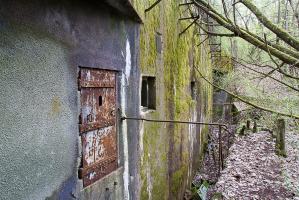 Ligne Maginot - RIPPERT - X13 (QUARTIER KARRE - II/168°RIF) - (Abri) - Vue en enfilade de la façade