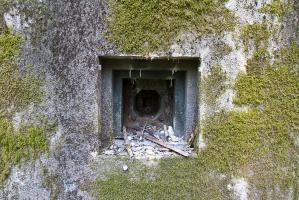 Ligne Maginot - RIPPERT - X13 (QUARTIER KARRE - II/168°RIF) - (Abri) - Créneau FM de façade