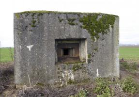 Ligne Maginot - B460 - RESERVOIR D'ONNAING (PDS) - (Abri actif) - Face avant