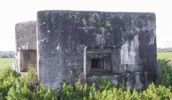 Ligne Maginot - B464 - BARAQUE DES CHASSEURS (PDS) - (Abri actif) - Vue frontale