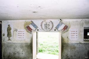 Ligne Maginot - B513 - WARGNIES LE GRAND - (Blockhaus pour canon) - Peintures murales dans le blockhaus