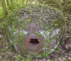 Ligne Maginot - MARLIERES - C4 - (Casemate d'infanterie) - Cloche JM convertie AM