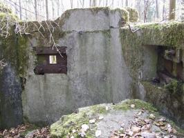 Ligne Maginot - NEUBACH 2 (AVANT POSTE) - (Blockhaus pour arme infanterie) - La caponnière pour FM.