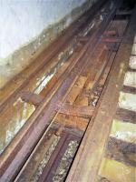 Ligne Maginot - LAVOIR - (Ouvrage d'artillerie) - Plan incliné
Contrepoids d'équilibrage du chariot monte-wagonnets