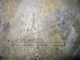Ligne Maginot - LAVOIR - (Ouvrage d'artillerie) - Bloc 1
Calcul trigonométrique