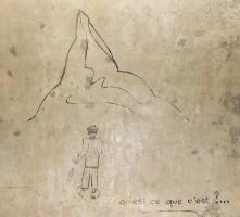 Ligne Maginot - LAVOIR - (Ouvrage d'artillerie) - Bloc 5 
Graffiti dans le magasin M2