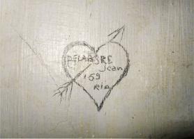 Ligne Maginot - LAVOIR - (Ouvrage d'artillerie) - Bloc 4 
Graffiti