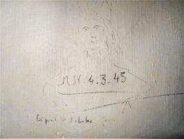 Ligne Maginot - LAVOIR - (Ouvrage d'artillerie) - Bloc 4 
Graffiti